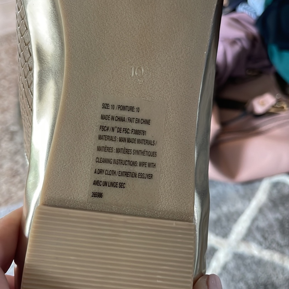 Mark. Women's Shoes. Tan Alligator Print Size 10‎ - new - Picture 6 of 9